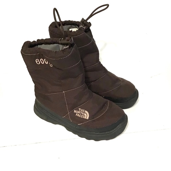 The North Face Other - The North Face Nupste 600g Brown Winter Boots Sz 2